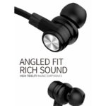 CELEBRAT earphones με μικρόφωνο D9, 10mm, 3.5mm, 1.2m, μαύρα