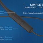 YISON earphones E20, με μαγνήτη, Bluetooth 5.2, 12mm, πράσινα