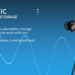 YISON earphones E20, με μαγνήτη, Bluetooth 5.2, 12mm, πράσινα
