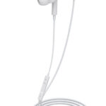 CELEBRAT earphones με μικρόφωνο E300, USB-C, 1.2m, λευκά