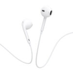 CELEBRAT earphones με μικρόφωνο E500, USB-C, 1.2m, λευκά