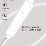 CELEBRAT earphones G12 με μικρόφωνο, 14.2mm, 3.5mm, 1.2m, μαύρο