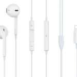 CELEBRAT earphones με μικρόφωνο G17, Lightning, 1.2m, λευκά