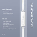 CELEBRAT earphones με μικρόφωνο G19, 3.5mm, 1.2m, μαύρα