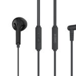 CELEBRAT earphones με μικρόφωνο G20, 3.5mm, 1.2m, μαύρα