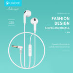 CELEBRAT earphones με μικρόφωνο G20, 3.5mm, 1.2m, λευκά11