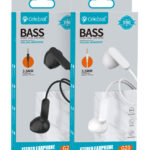 CELEBRAT earphones με μικρόφωνο G23, 3.5mm, 1.2m, μαύρα