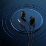 CELEBRAT earphones με μικρόφωνο G27, 3.5mm, 1.2m, μαύρα
