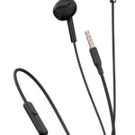 CELEBRAT earphones με μικρόφωνο G28, 3.5mm, 1.2m, μαύρα