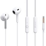 CELEBRAT earphones με μικρόφωνο G28, 3.5mm, 1.2m, λευκά