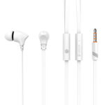 CELEBRAT Earphones με μικρόφωνο G3, on/off, 10mm, 1.2m, λευκά