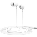 CELEBRAT Earphones G4 με μικρόφωνο, 10mm, 1.2m, λευκό