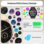 ZEBLAZE smartwatch GTR 3 Pro, heart rate, 1.43" AMOLED, IP68, μαύρο