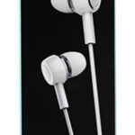 USAMS earphones με μικρόφωνο EP-12, 10mm, 3.5mm, 1.2m, λευκά