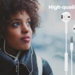 POWERTECH earphones με μικρόφωνο Classic, 3.5mm, 1.2m, λευκά