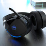 SADES gaming headset Warden I, wireless & wired. multiplatform BT, μαύρο