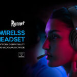 SADES gaming headset Runner, wireless & wired, multiplatform, BT, μαύρο
