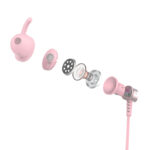 SADES gaming earphones Wings 20, 12mm, 3.5mm, 1.2m, ροζ