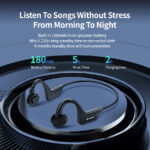 CELEBRAT open earphones SE3, Bluetooth 5.0, 180mAh, Φ16mm, μαύρα