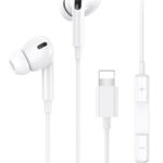 USAMS earphones με μικρόφωνο EP-41, Lightning, 10mm, 1.2m, λευκά