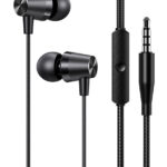 USAMS earphones με μικρόφωνο EP-42, 3.5mm, 1.2m, μαύρα