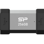 SILICON POWER USB Flash Drive C51, USB/USB-C, 256GB, 200MBps, ασημί