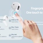 YISON earphones με θήκη φόρτισης T8, True Wireless, λευκά
