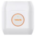YISON earphones με θήκη φόρτισης T8, True Wireless, λευκά