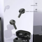 YISON earphones με θήκη φόρτισης TWS-T6, True Wireless, μαύρα