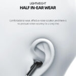 YISON earphones με θήκη φόρτισης TWS-T6, True Wireless, μαύρα