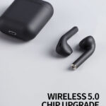 CELEBRAT earphones με θήκη φόρτισης W10, True Wireless, 30/300mAh, μαύρα