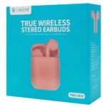 CELEBRAT earphones με θήκη φόρτισης W10, True Wireless, 30/300mAh, ροζ