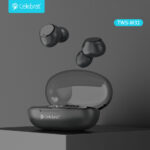 CELEBRAT earphones με θήκη φόρτισης TWS-W32, True Wireless, μαύρα