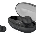 CELEBRAT earphones με θήκη φόρτισης TWS-W32, True Wireless, μαύρα