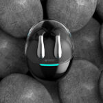 CELEBRAT earphones με θήκη φόρτισης W51, True Wireless, μαύρα