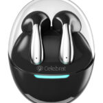 CELEBRAT earphones με θήκη φόρτισης W51, True Wireless, μαύρα