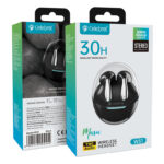 CELEBRAT earphones με θήκη φόρτισης W51, True Wireless, μαύρα