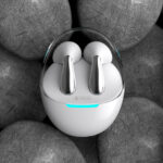 CELEBRAT earphones με θήκη φόρτισης W51, True Wireless, λευκά