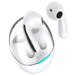 CELEBRAT earphones με θήκη φόρτισης W51, True Wireless, λευκά