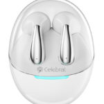 CELEBRAT earphones με θήκη φόρτισης W51, True Wireless, λευκά