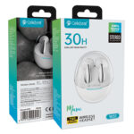 CELEBRAT earphones με θήκη φόρτισης W51, True Wireless, λευκά