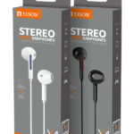 YISON earphones με μικρόφωνο X4, 3.5mm, 1.2m, μαύρα