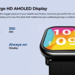 ZEBLAZE smartwatch GTS 3 Pro, heart rate, 1.97" AMOLED, μαύρο