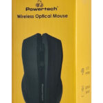 POWERTECH ασύρματο ποντίκι PT-1166, USB δέκτης, 1600DPI, μαύρο