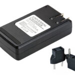 POWERTECH φορτιστής μπαταρίας κινητών QC64 με οθόνη, USB, μαύρος
