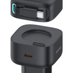 USAMS φορτιστής τοίχου US-CC202 με καλώδιο USB-C, USB-C, 35W GaN, μαύρος