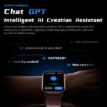 ΙΝΤΙΜΕ smartwatch 9 Pro Max, 2.1", IP67, heart rate, ηχείο & mic, μαύρο