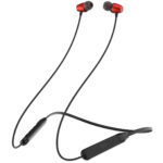 YISON earphones E19 με μαγνήτη, Bluetooth, 10mm, 130mAh, κόκκινα