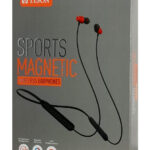 YISON earphones E19 με μαγνήτη, Bluetooth, 10mm, 130mAh, κόκκινα