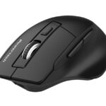 POWERTECH ασύρματο ποντίκι PT-1272, USB δέκτης, 1600DPI, μαύρο